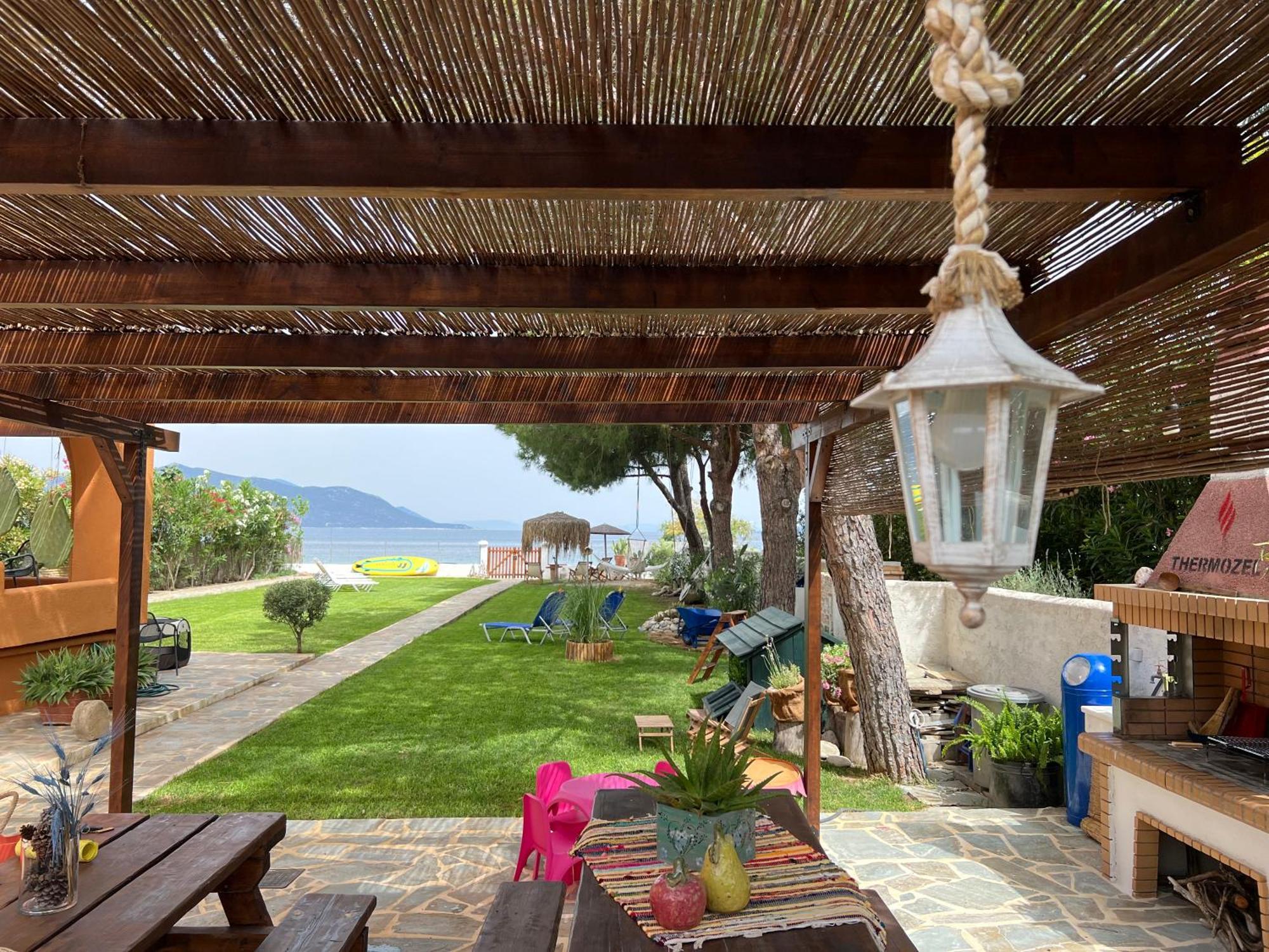 Pampas Seafront Villa, 6 Bedrooms, North Evvoia Kanatadhika Ngoại thất bức ảnh